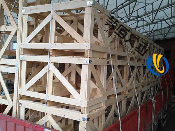 松江花格木箱适用于通用型机械设备的包装箱